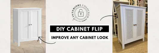 ✨ DIY Cabinet Flip - How I turned a plain cabinet into a unique piece