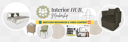 Free SketchUp Library for Interior Designers – Access Furniture, Materials & More