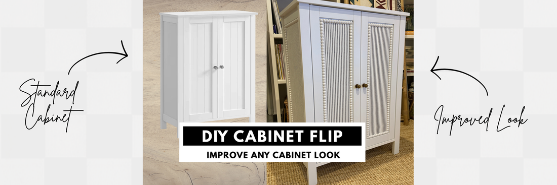 ✨ DIY Cabinet Flip - How I turned a plain cabinet into a unique piece