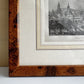 Vintage 1843 Historic Town Steel Engraving Print - 13.4"x11"