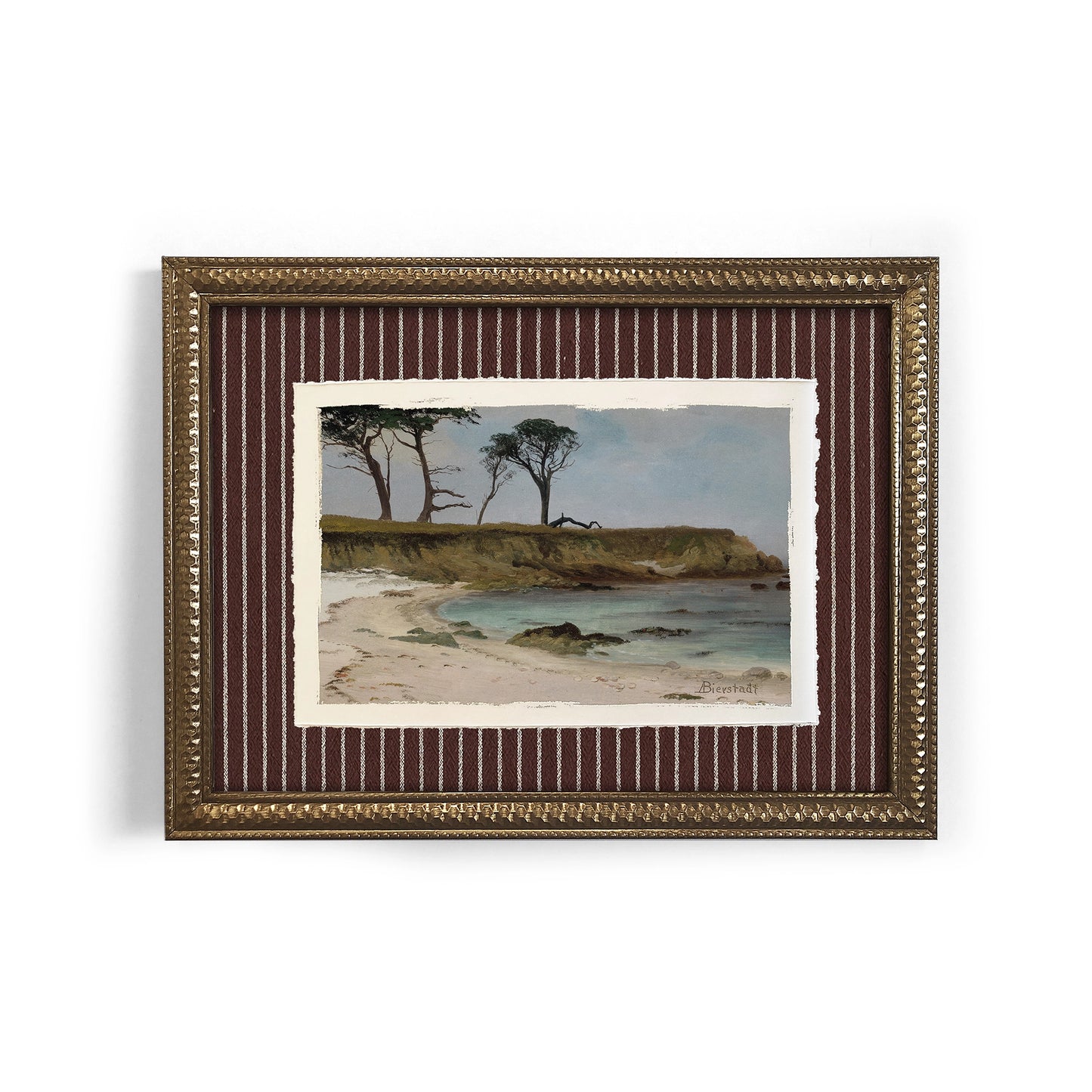 Mini Framed Giclée Art Print "Driftwood Cove" 8"x6" - MADE TO ORDER