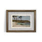 Mini Framed Giclée Art Print "Driftwood Cove" 8"x6" - MADE TO ORDER