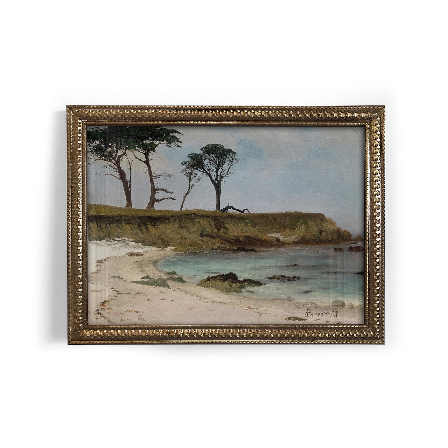 Mini Framed Giclée Art Print "Driftwood Cove" 8"x6" - MADE TO ORDER