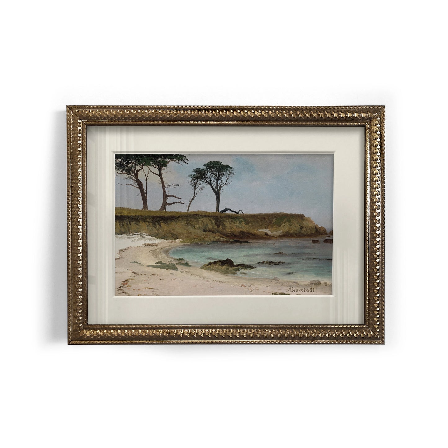 Mini Framed Giclée Art Print "Driftwood Cove" 8"x6" - MADE TO ORDER