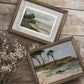 Mini Framed Giclée Art Print "Driftwood Cove" 8"x6" - MADE TO ORDER