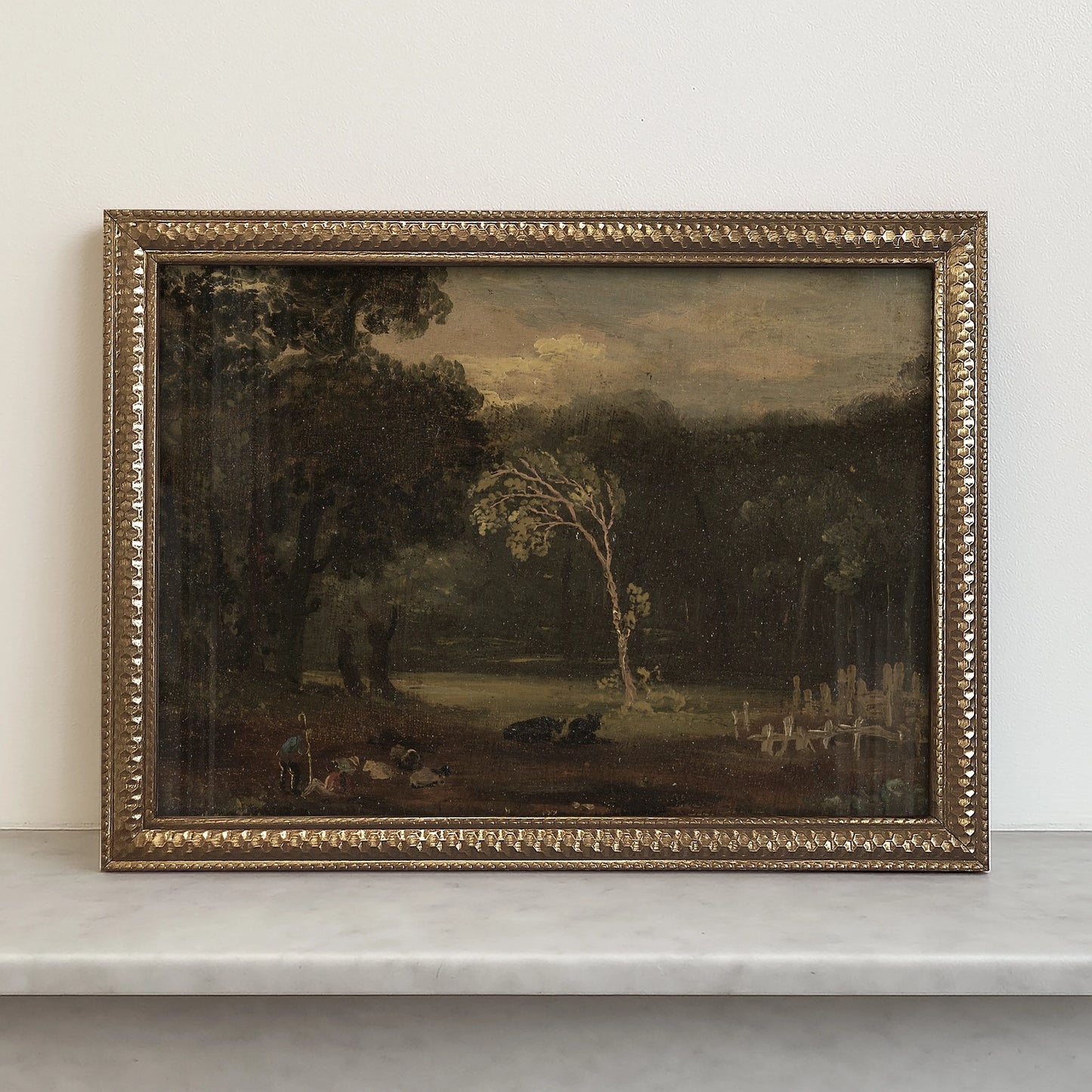 Mini Framed Giclée Art Print "Stillness in the Clearing" 8"x6" - MADE TO ORDER