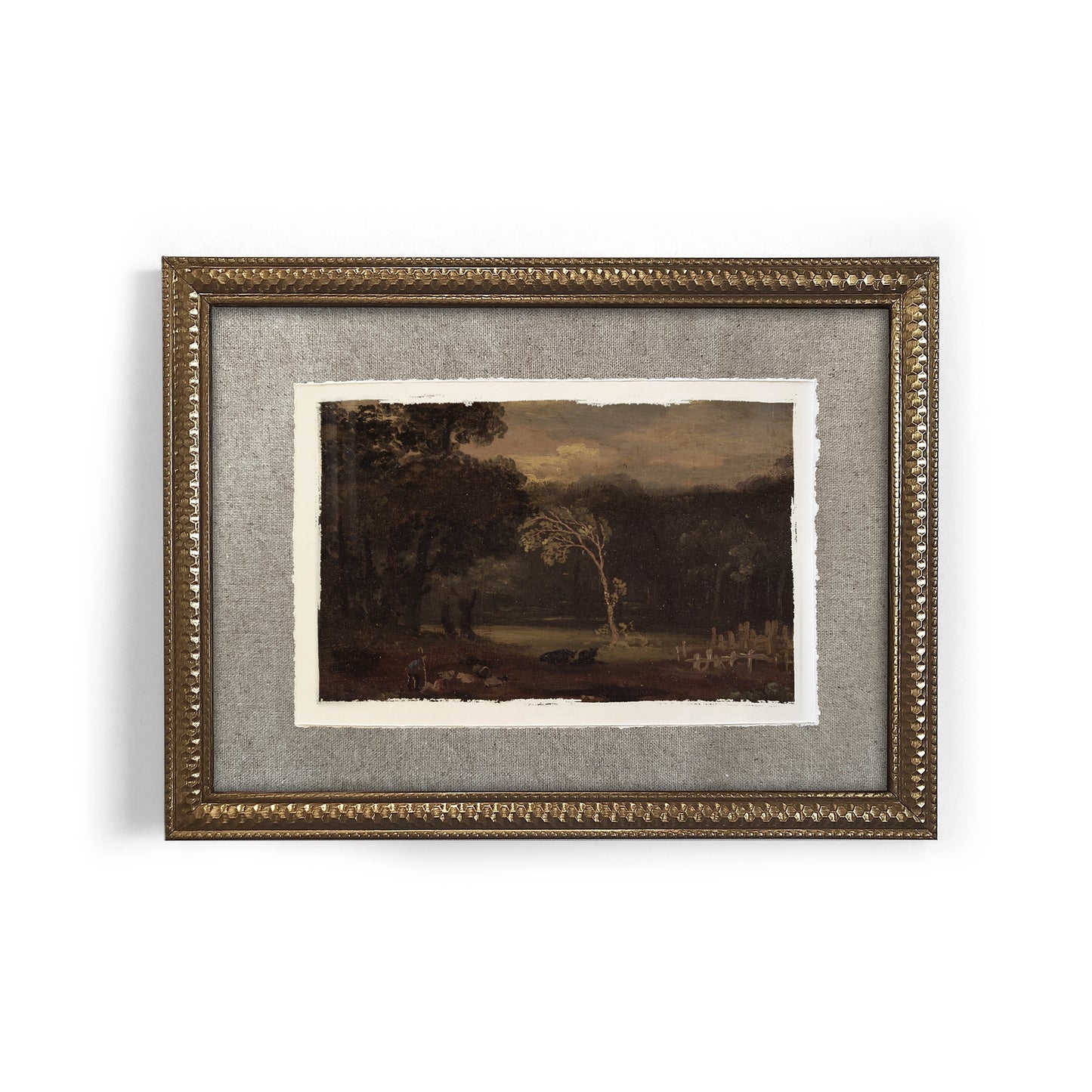 Mini Framed Giclée Art Print "Stillness in the Clearing" 8"x6" - MADE TO ORDER