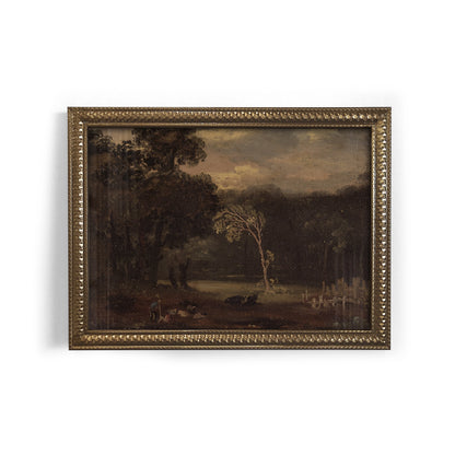 Mini Framed Giclée Art Print "Stillness in the Clearing" 8"x6" - MADE TO ORDER