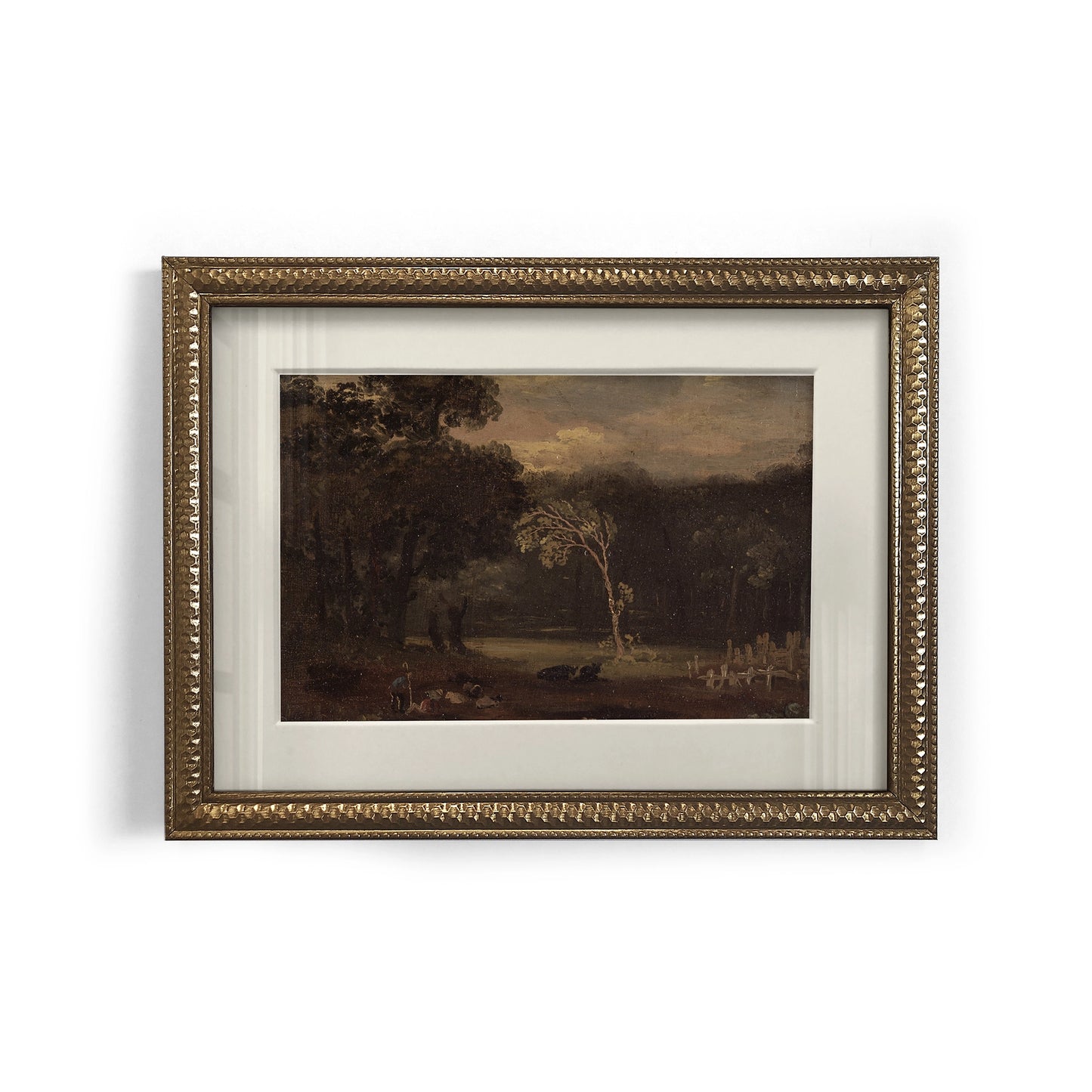Mini Framed Giclée Art Print "Stillness in the Clearing" 8"x6" - MADE TO ORDER