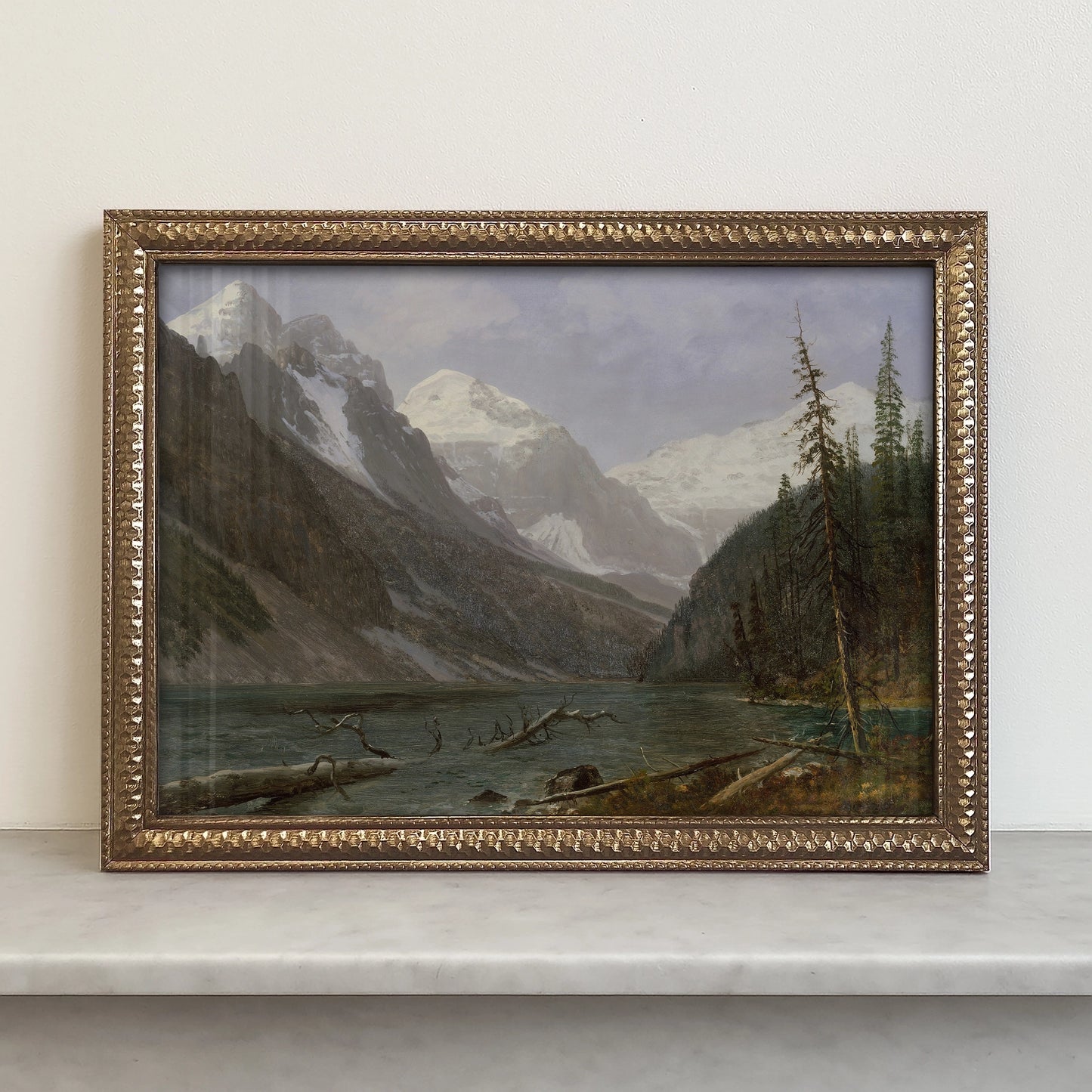 Mini Framed Giclée Art Print "Majestic Mountains" 8"x6" - MADE TO ORDER