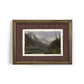 Mini Framed Giclée Art Print "Majestic Mountains" 8"x6" - MADE TO ORDER