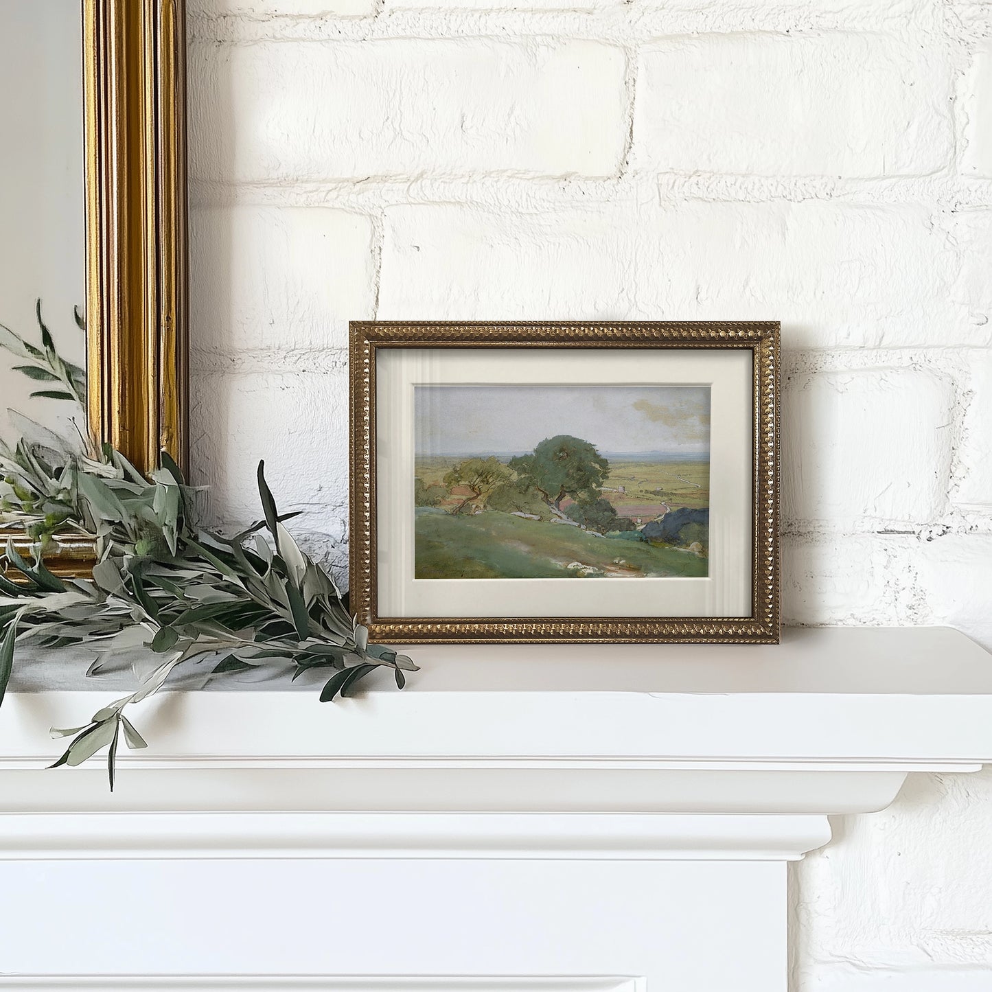 Mini Framed Giclée Art Print "Beneath the Oaks" 8"x6" (20x15cm) - MADE TO ORDER