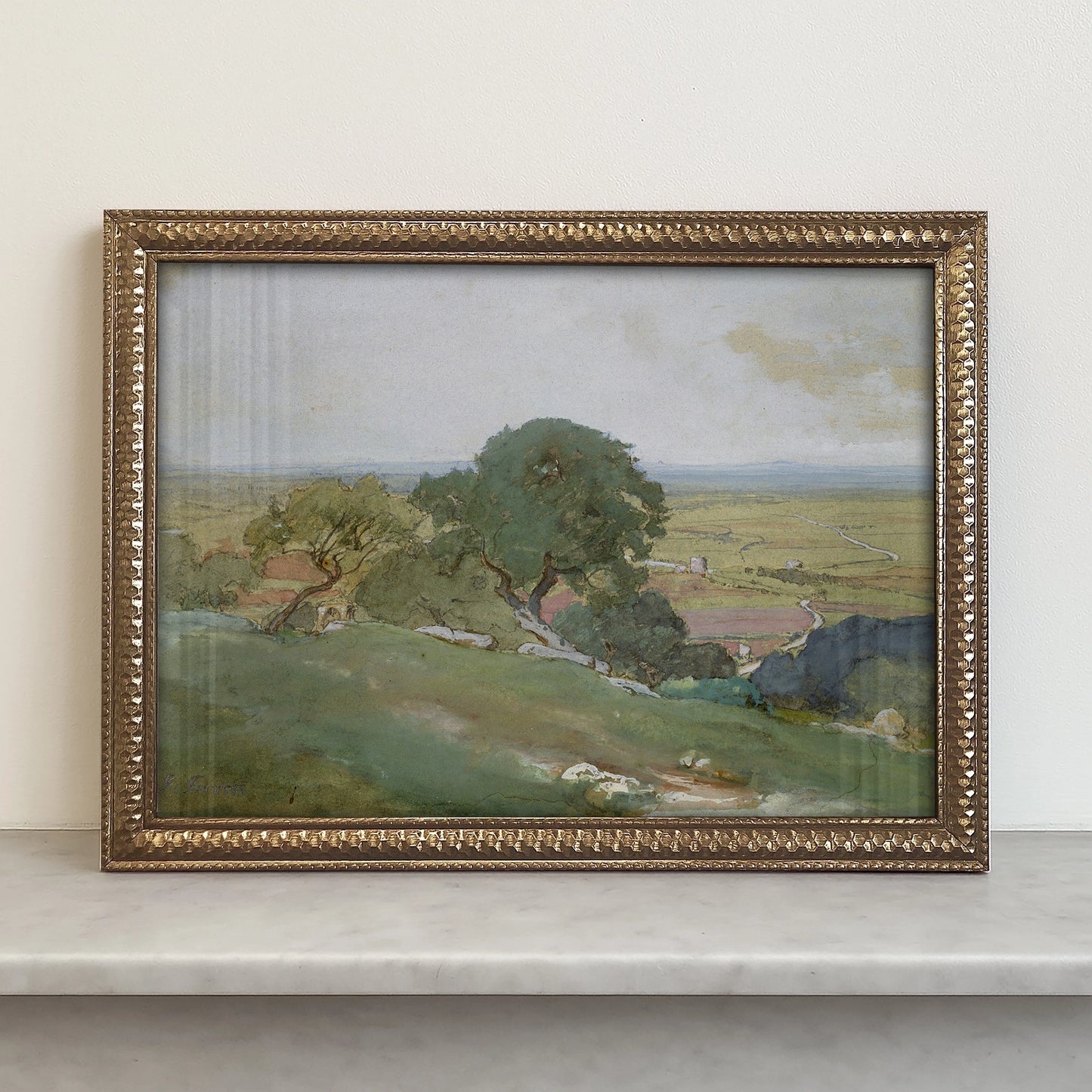 Mini Framed Giclée Art Print "Beneath the Oaks" 8"x6" (20x15cm) - MADE TO ORDER