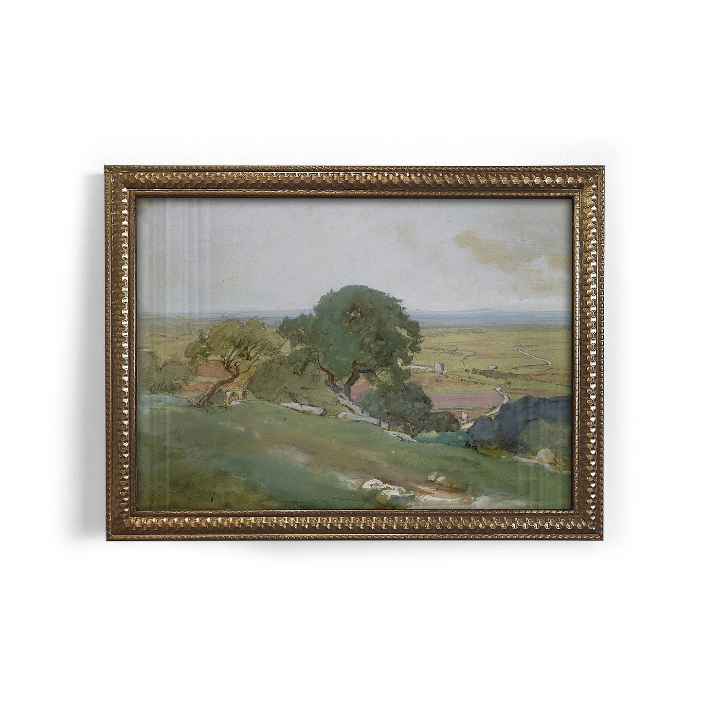 Mini Framed Giclée Art Print "Beneath the Oaks" 8"x6" (20x15cm) - MADE TO ORDER