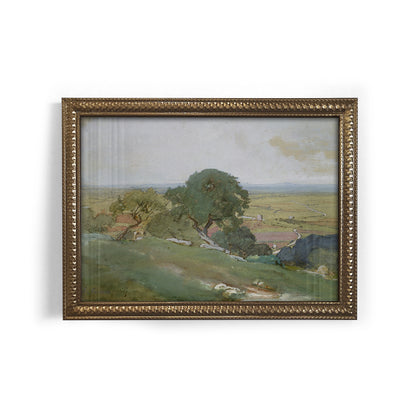Mini Framed Giclée Art Print "Beneath the Oaks" 8"x6" (20x15cm) - MADE TO ORDER