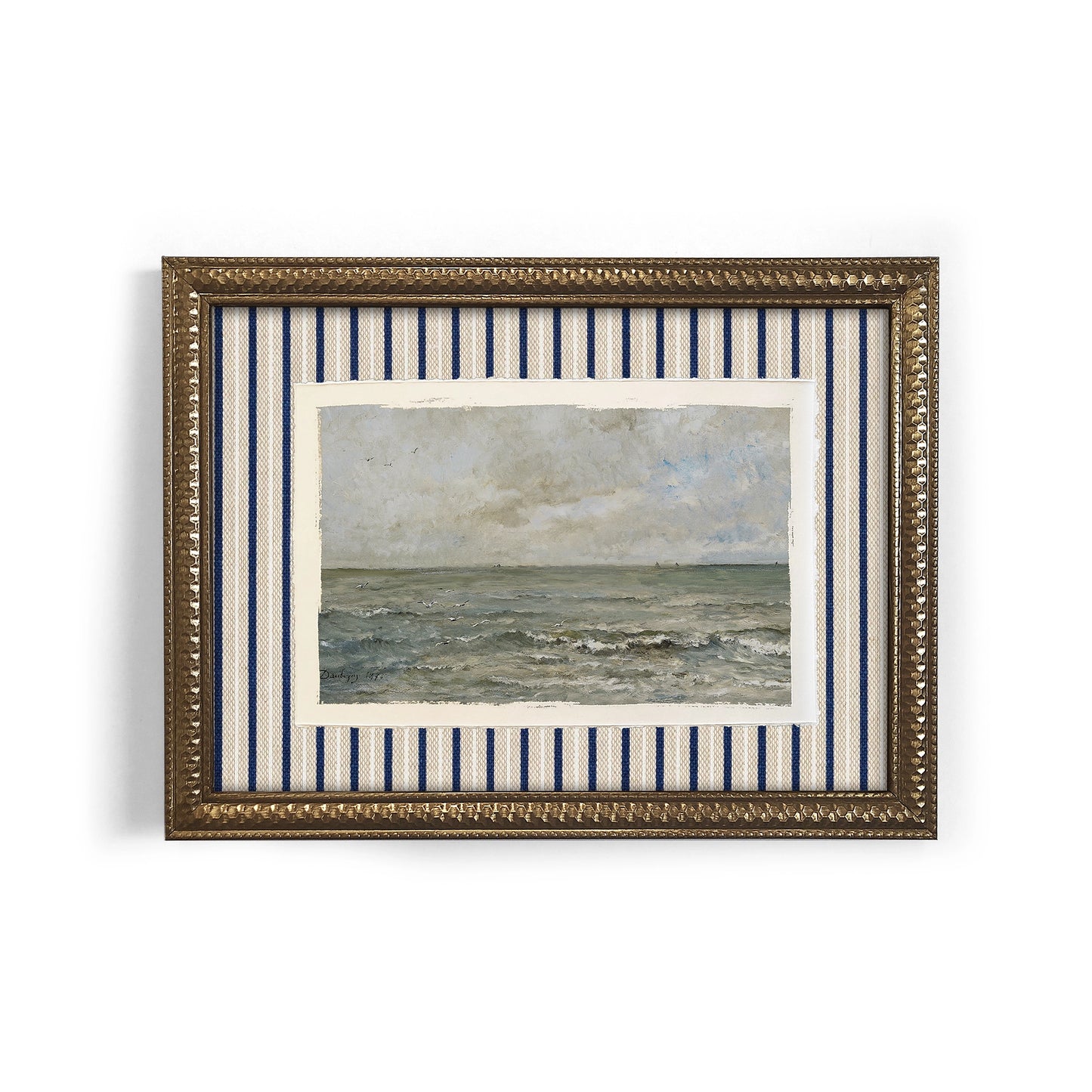 Mini Framed Giclée Art Print "North Sea" 8"x6" - MADE TO ORDER