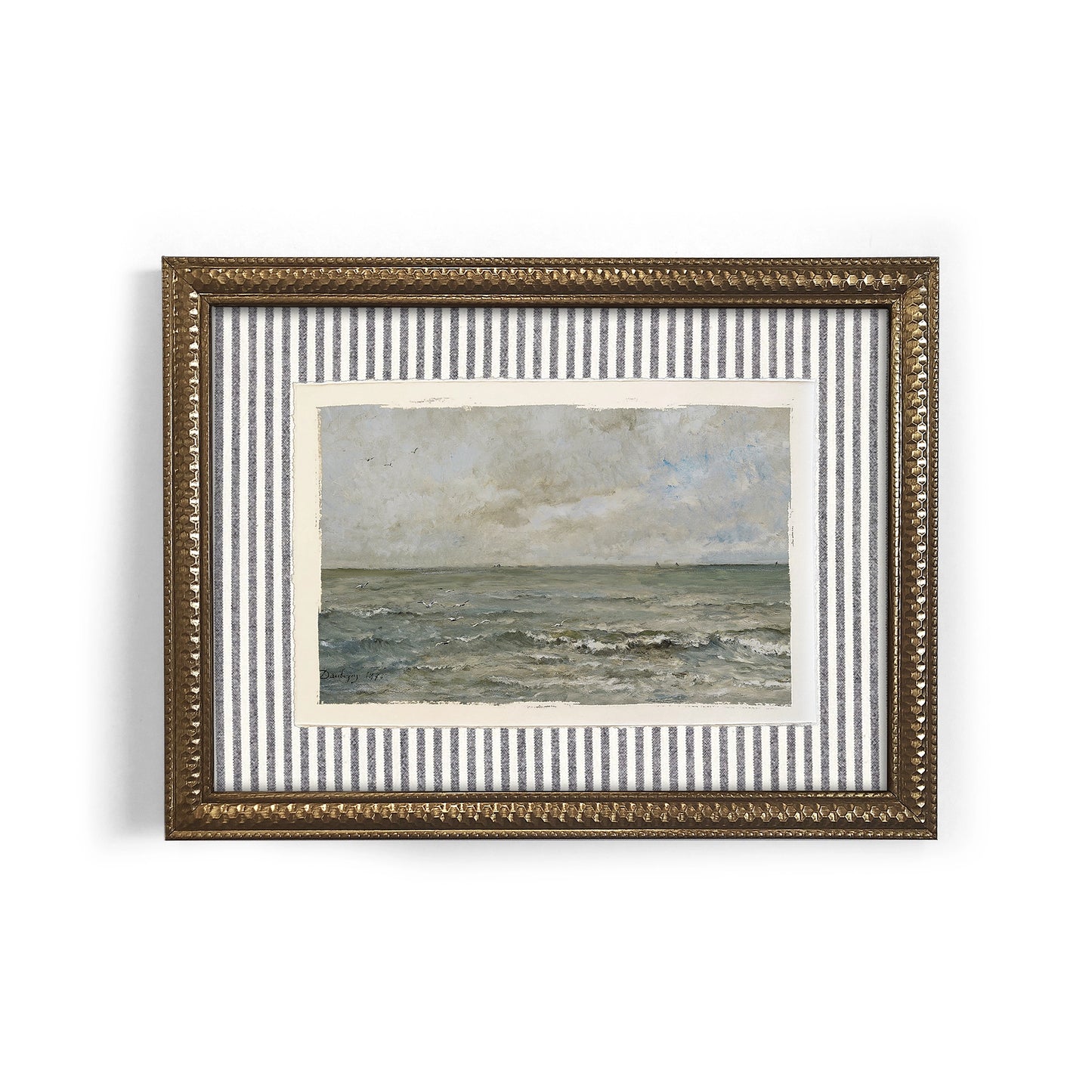 Mini Framed Giclée Art Print "North Sea" 8"x6" - MADE TO ORDER