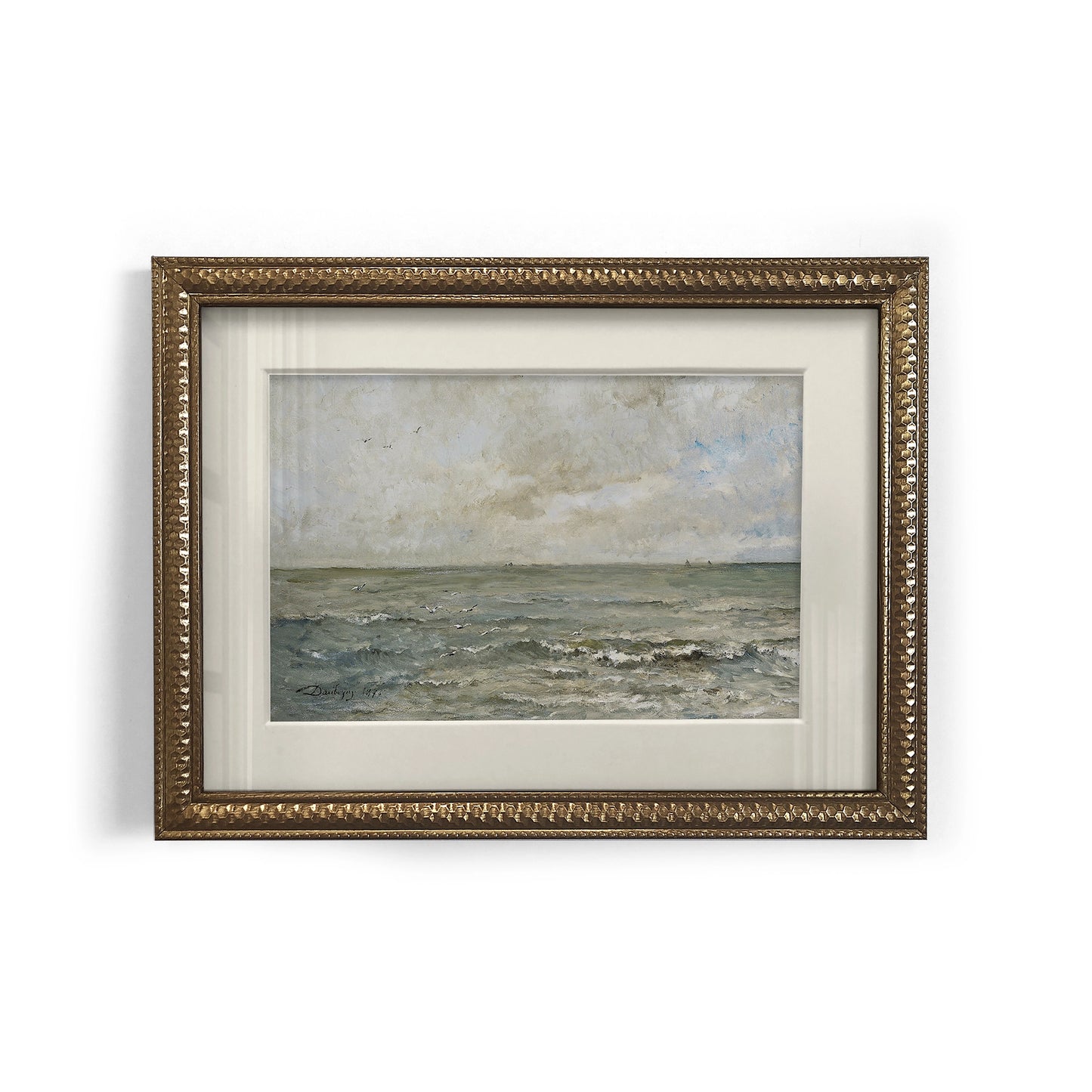 Mini Framed Giclée Art Print "North Sea" 8"x6" - MADE TO ORDER