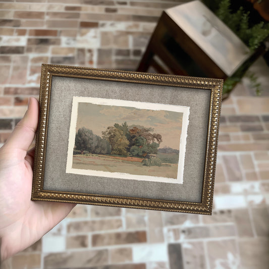 Mini Framed Giclée Art Print "Blush of Autumn" 8"x6" - MADE TO ORDER