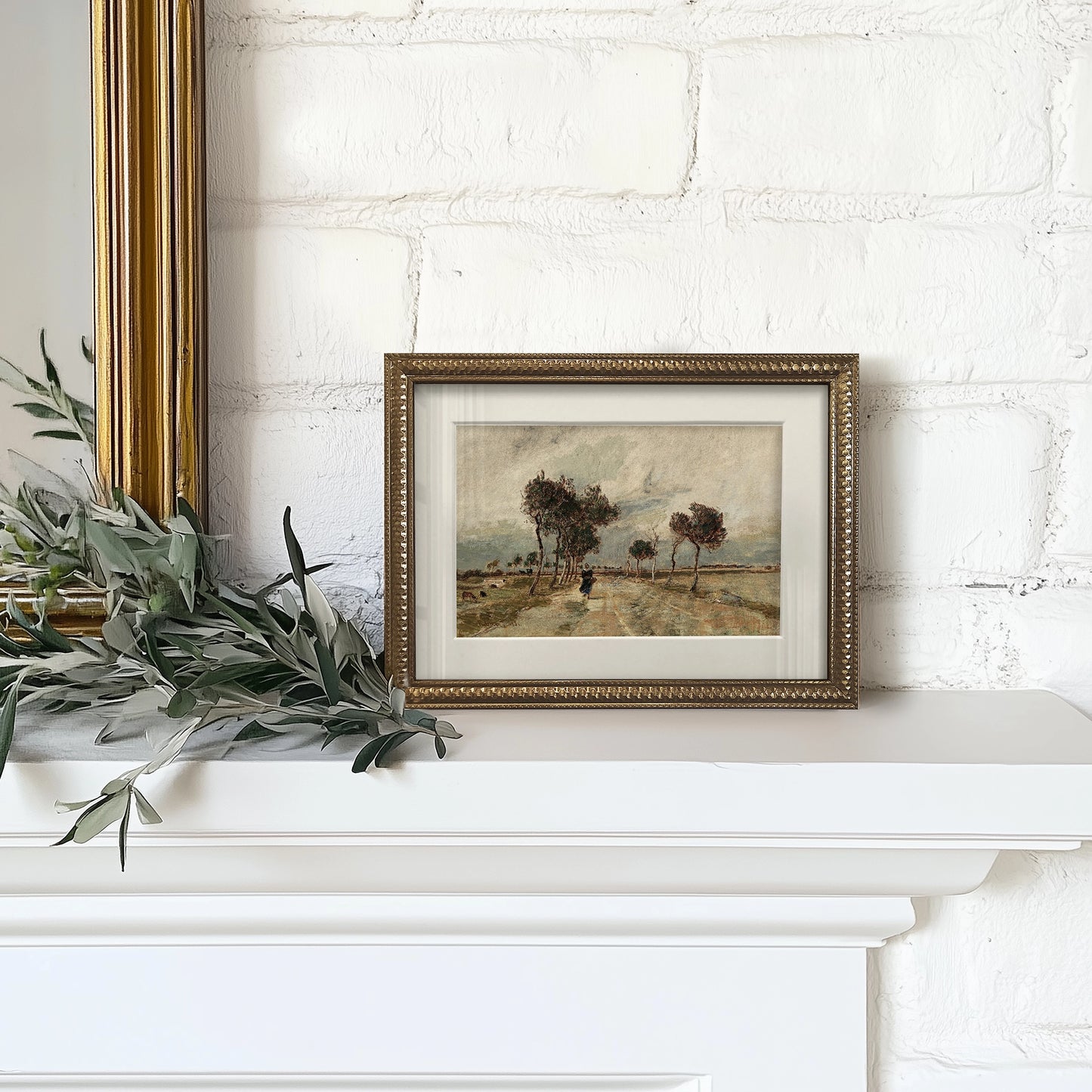 Mini Framed Giclée Art Print "Whispers of the Wind" 8"x6" - MADE TO ORDER