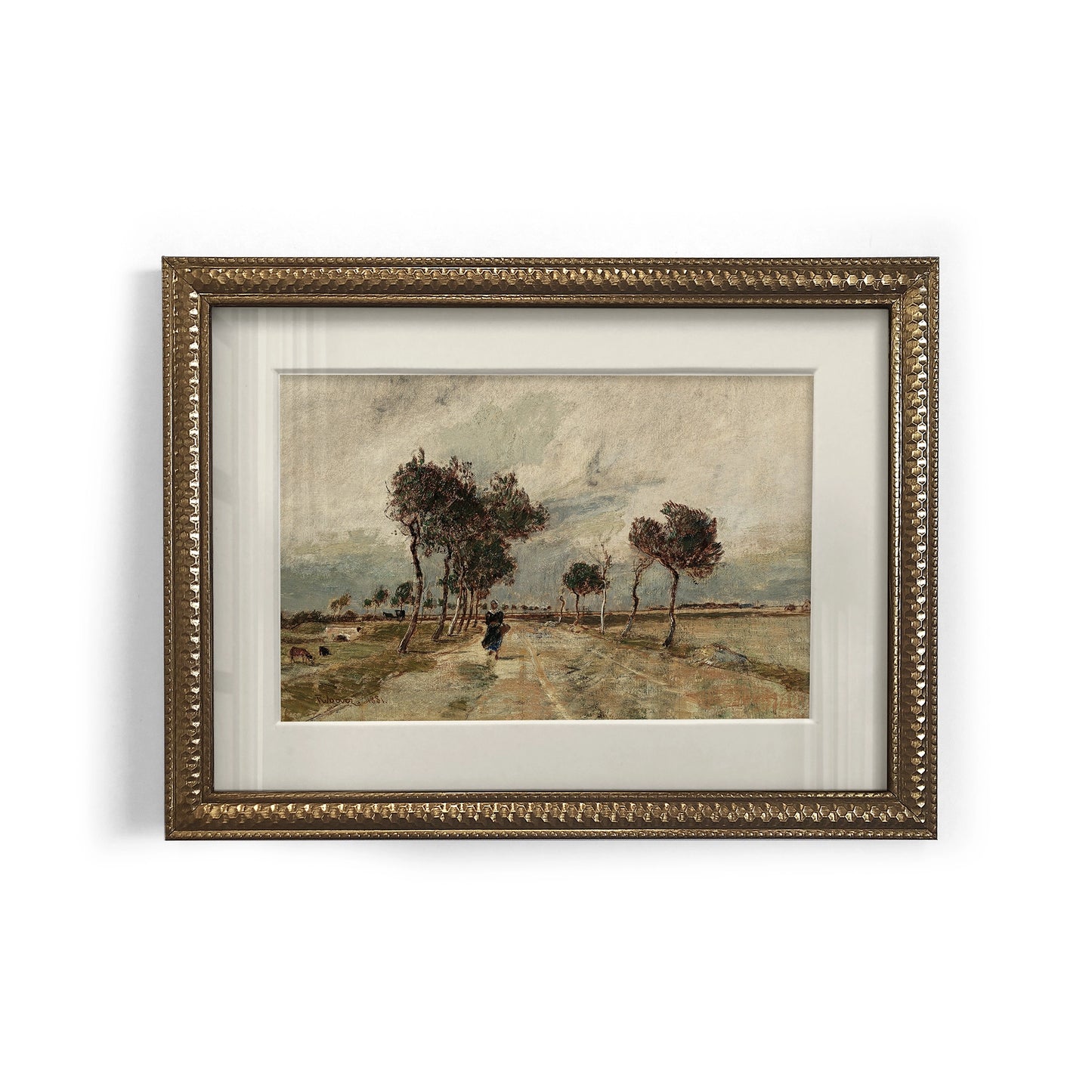 Mini Framed Giclée Art Print "Whispers of the Wind" 8"x6" - MADE TO ORDER