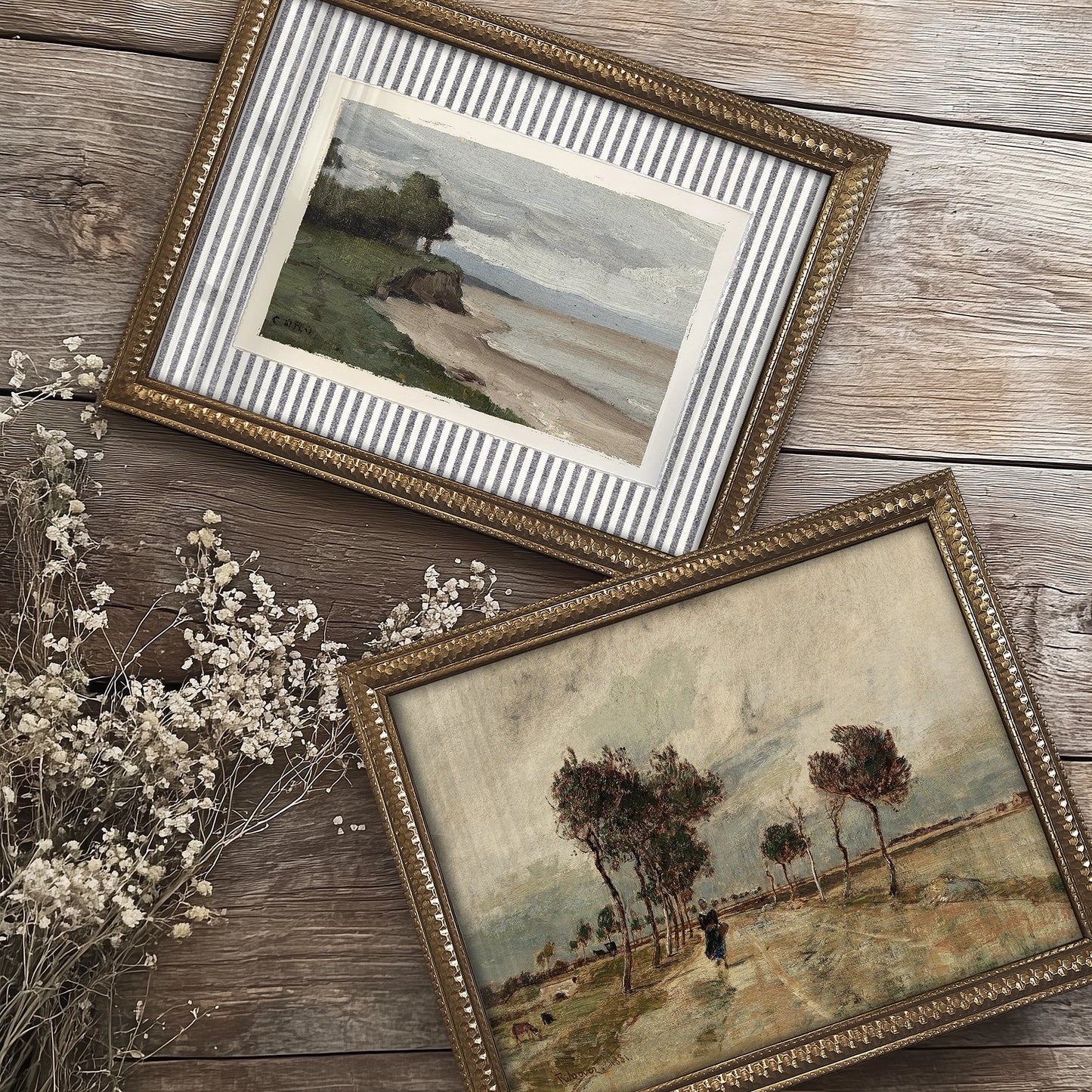 Mini Framed Giclée Art Print "Whispers of the Wind" 8"x6" - MADE TO ORDER