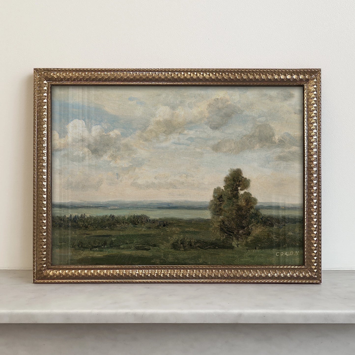 Mini Framed Giclée Art Print "Summer Pasture" 8"x6" - MADE TO ORDER