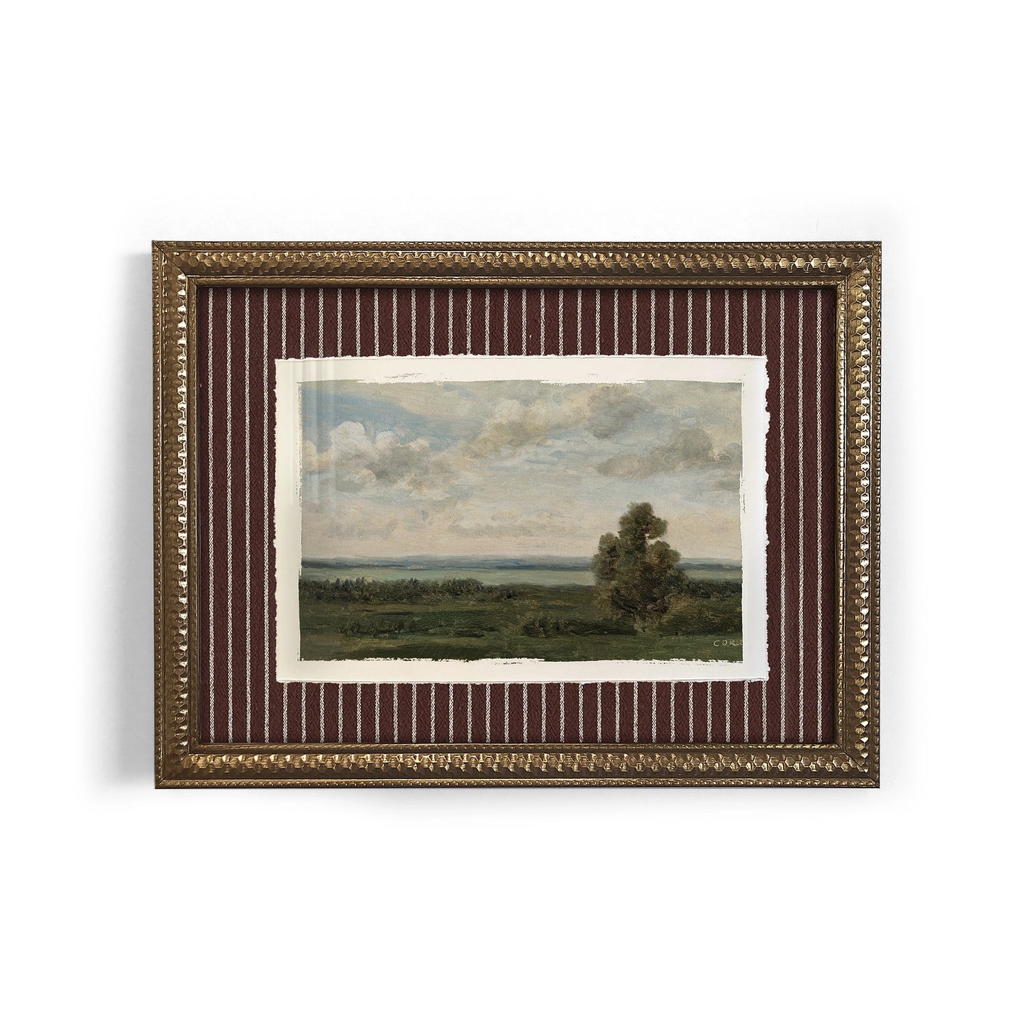 Mini Framed Giclée Art Print "Summer Pasture" 8"x6" - MADE TO ORDER