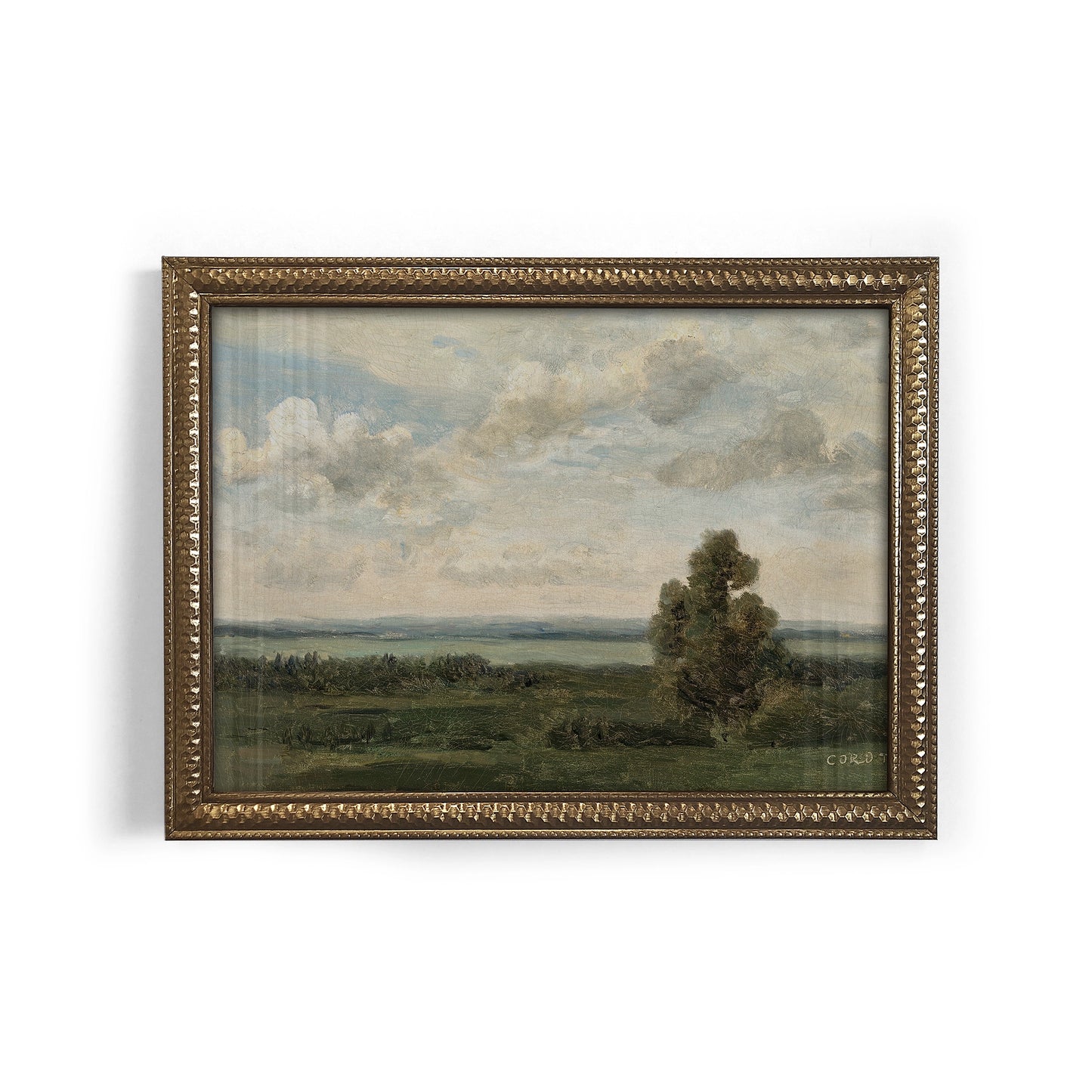 Mini Framed Giclée Art Print "Summer Pasture" 8"x6" - MADE TO ORDER