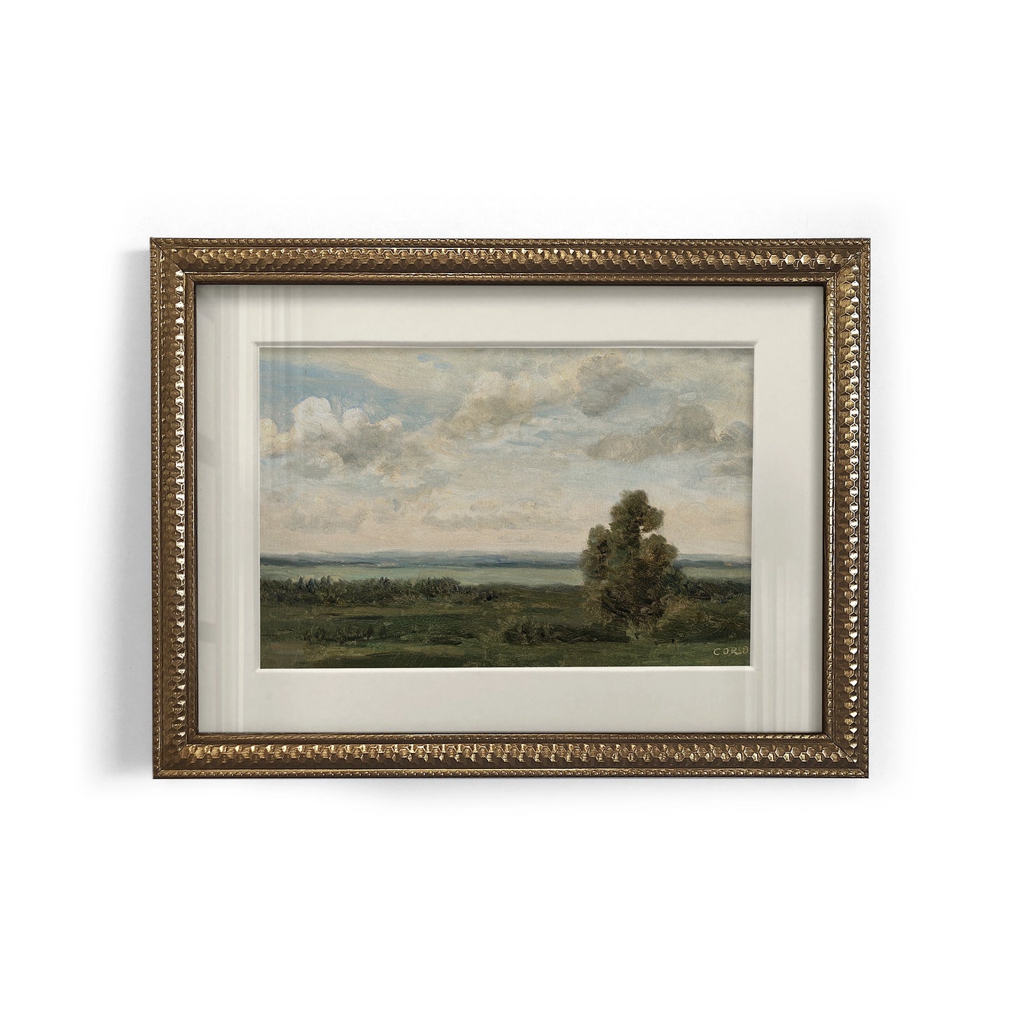 Mini Framed Giclée Art Print "Summer Pasture" 8"x6" - MADE TO ORDER