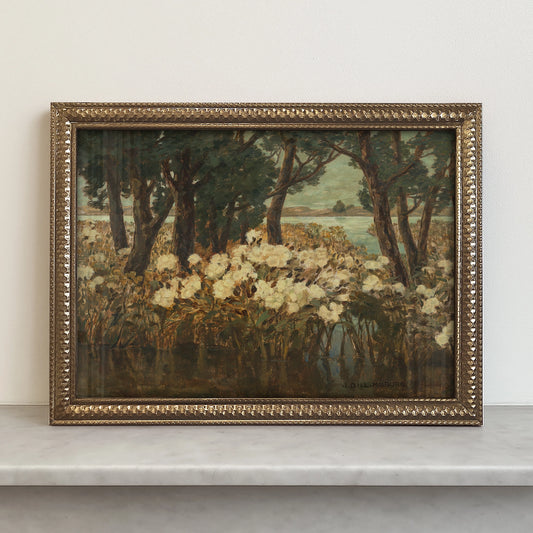 Mini Framed Giclée Art Print "Wildflower Woodland" 8"x6" - MADE TO ORDER