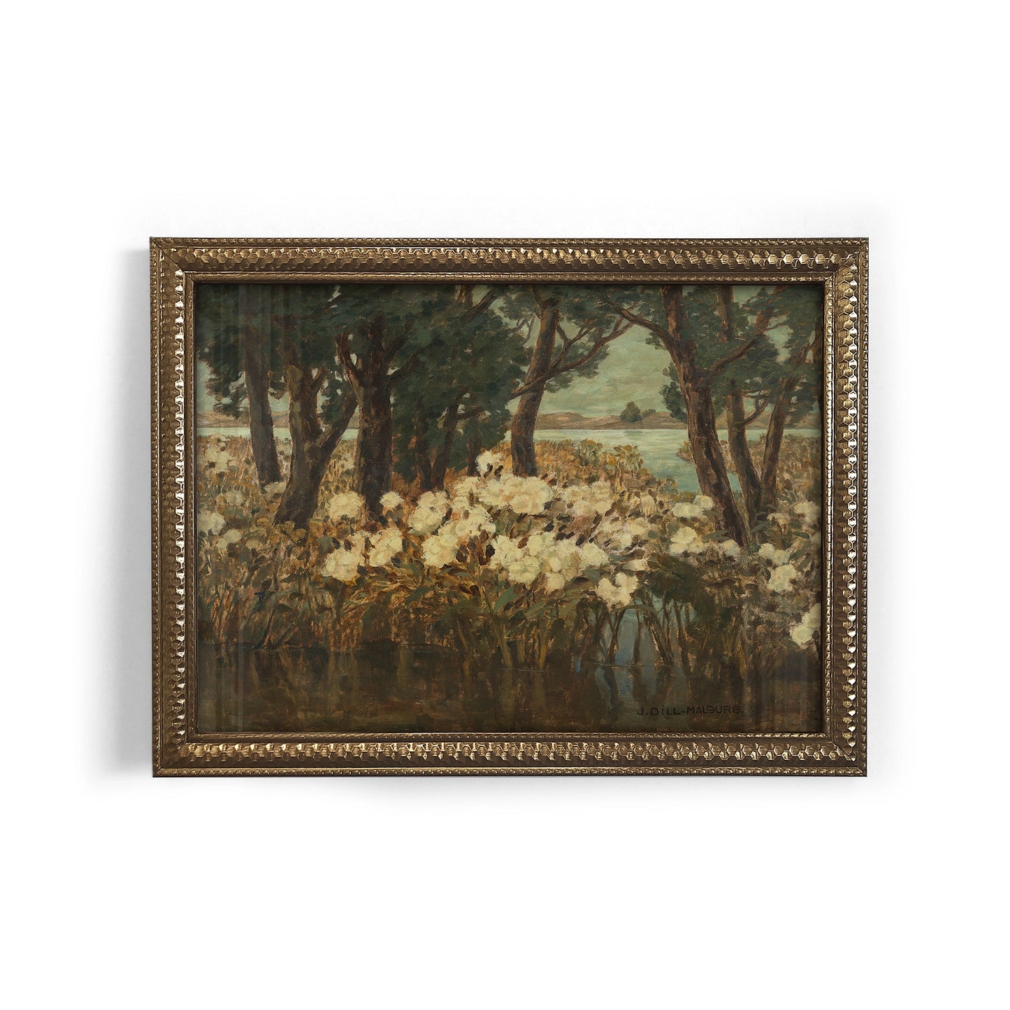 Mini Framed Giclée Art Print "Wildflower Woodland" 8"x6" - MADE TO ORDER