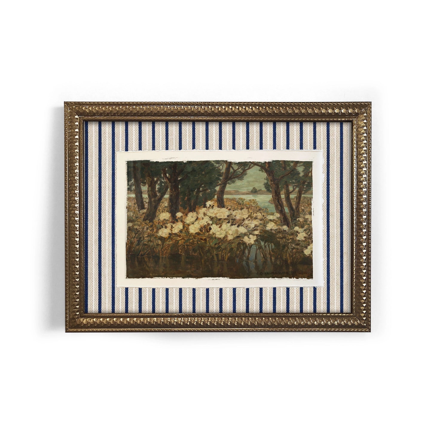 Mini Framed Giclée Art Print "Wildflower Woodland" 8"x6" - MADE TO ORDER