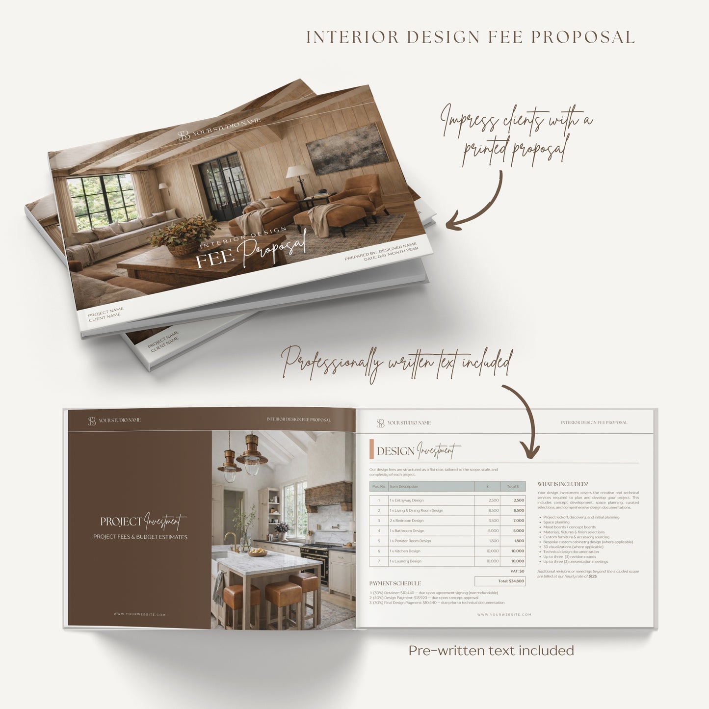 PRICE QUOTE TEMPLATE 🌟 Design Quotation Invoice 🌟 Canva Template