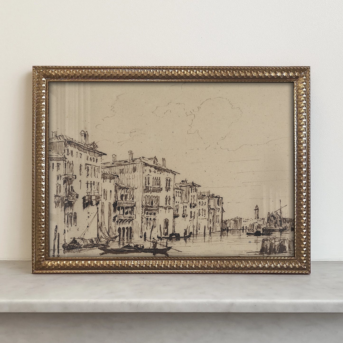 Mini Framed Giclée Art Print "Canale di Venezia" 8"x6" - MADE TO ORDER