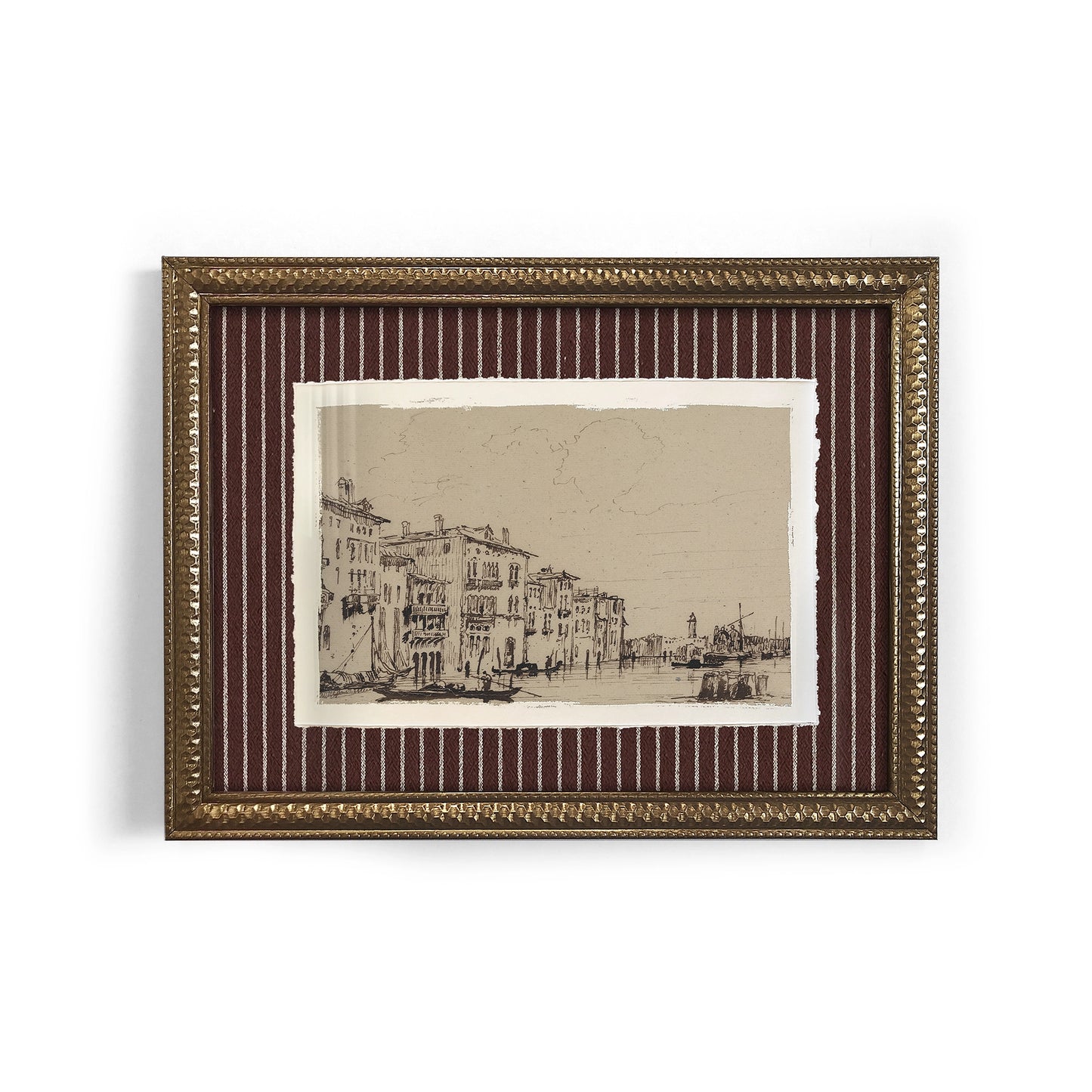 Mini Framed Giclée Art Print "Canale di Venezia" 8"x6" - MADE TO ORDER