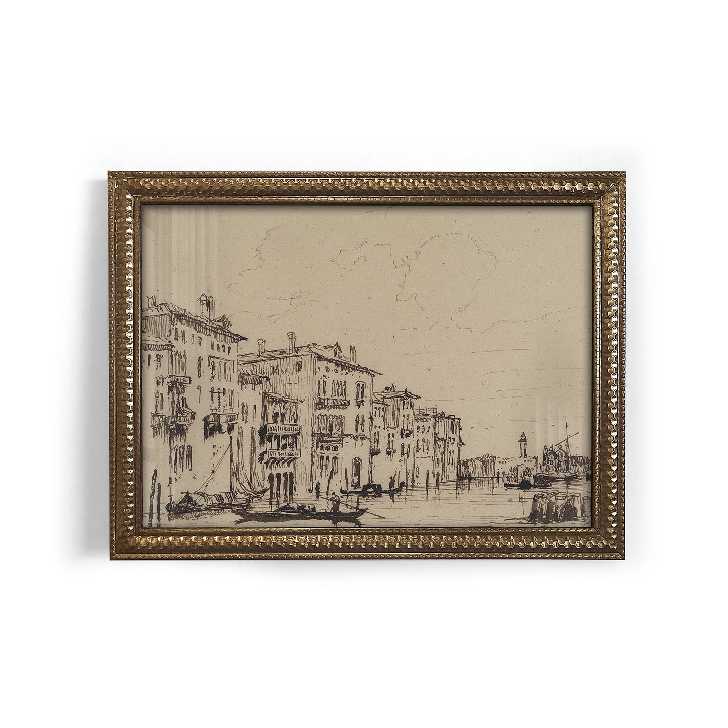Mini Framed Giclée Art Print "Canale di Venezia" 8"x6" - MADE TO ORDER