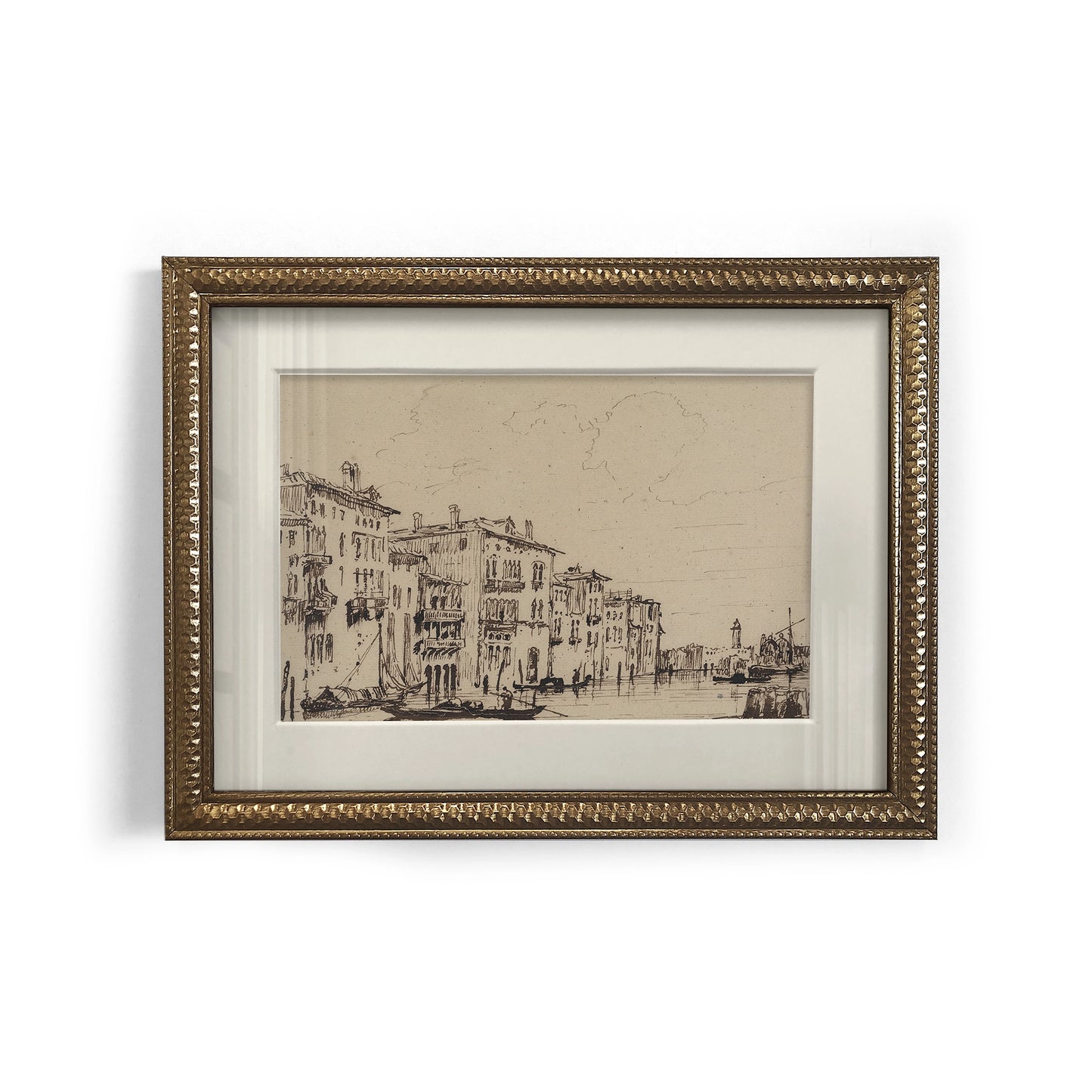 Mini Framed Giclée Art Print "Canale di Venezia" 8"x6" - MADE TO ORDER