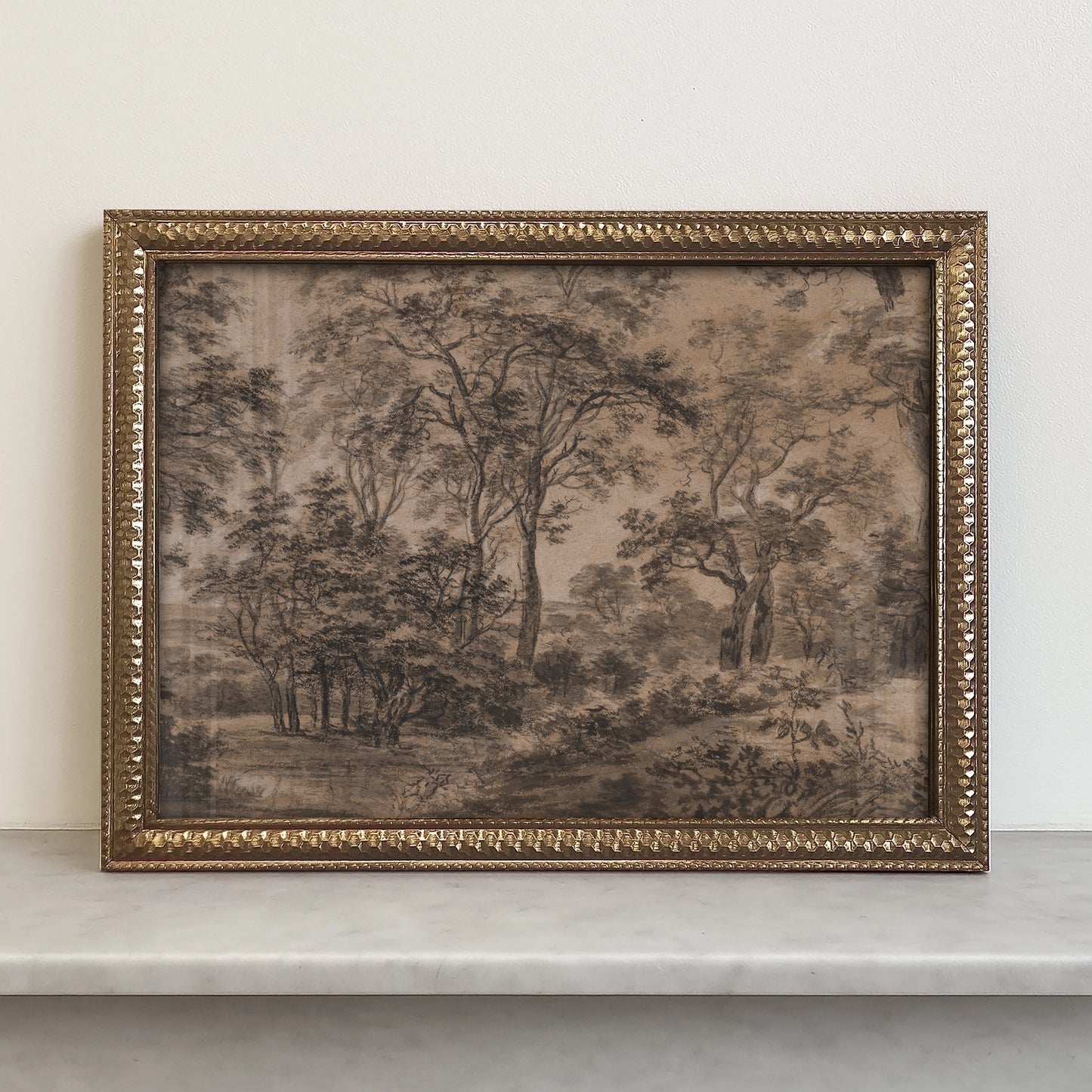 Mini Framed Giclée Art Print "Woodland" 8"x6" - MADE TO ORDER