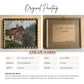 Vintage 1930s European Cottage Oil Painting – 10.2" x 8.6"