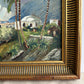 Vintage 1919 Mediterranean Landscape Oil Painting - 19"×15"
