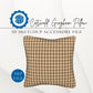 "COTSWOLD" GINGHAM PILLOW - 3D SKETCHUP FILE (.skp)