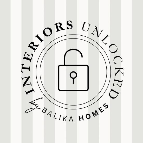 INTERIORS UNLOCKED blog promo – source for interior design tips, expert styling advice, DIY projects, curated decor finds, and creative inspiration for home design