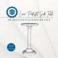 "LUNA" PEDESTAL SIDE TABLE - 3D SKETCHUP FILE (.skp)