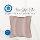 "ROSE STRIPE" PILLOW - 3D SKETCHUP FILE (.skp)