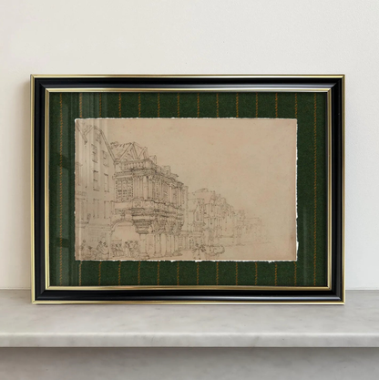 Framed Giclée Art Print "European Architecture " 12.6” x 9,3” - MADE TO ORDER