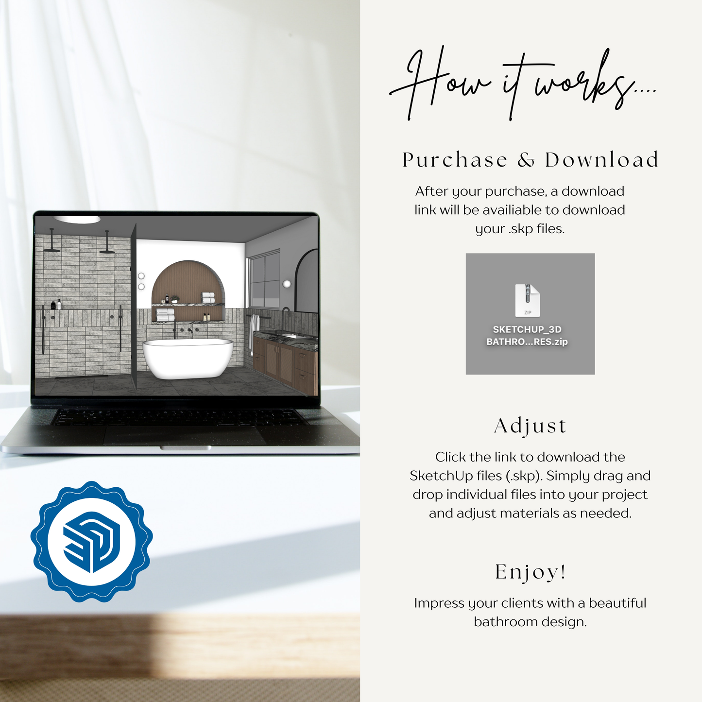 3D SKETCHUP BATHROOM FIXTURES 🌟 SketchUp Ressources