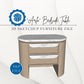 "ARLO" CURVED BEDSIDE TABLE - 3D SKETCHUP FILE (.skp)