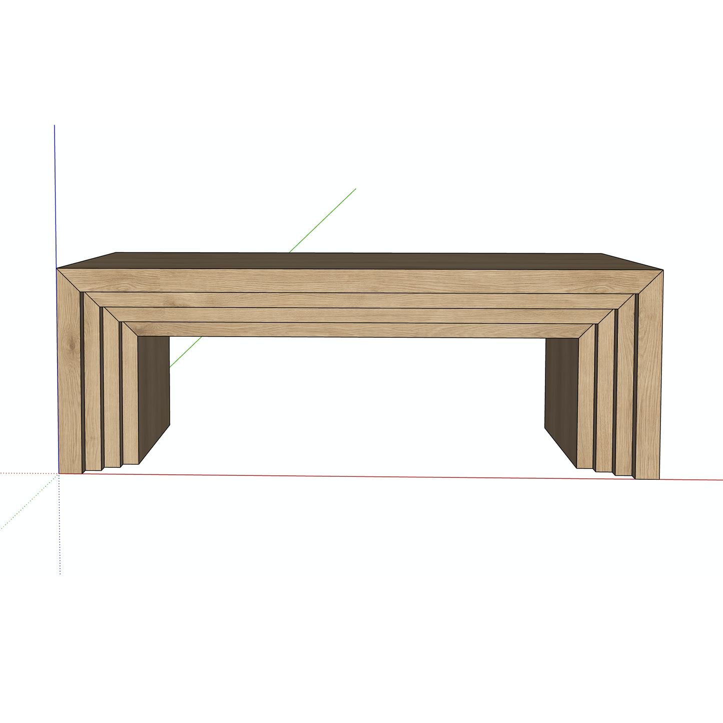 "NOMA" COFFEE TABLE - 3D SKETCHUP FILE (.skp)