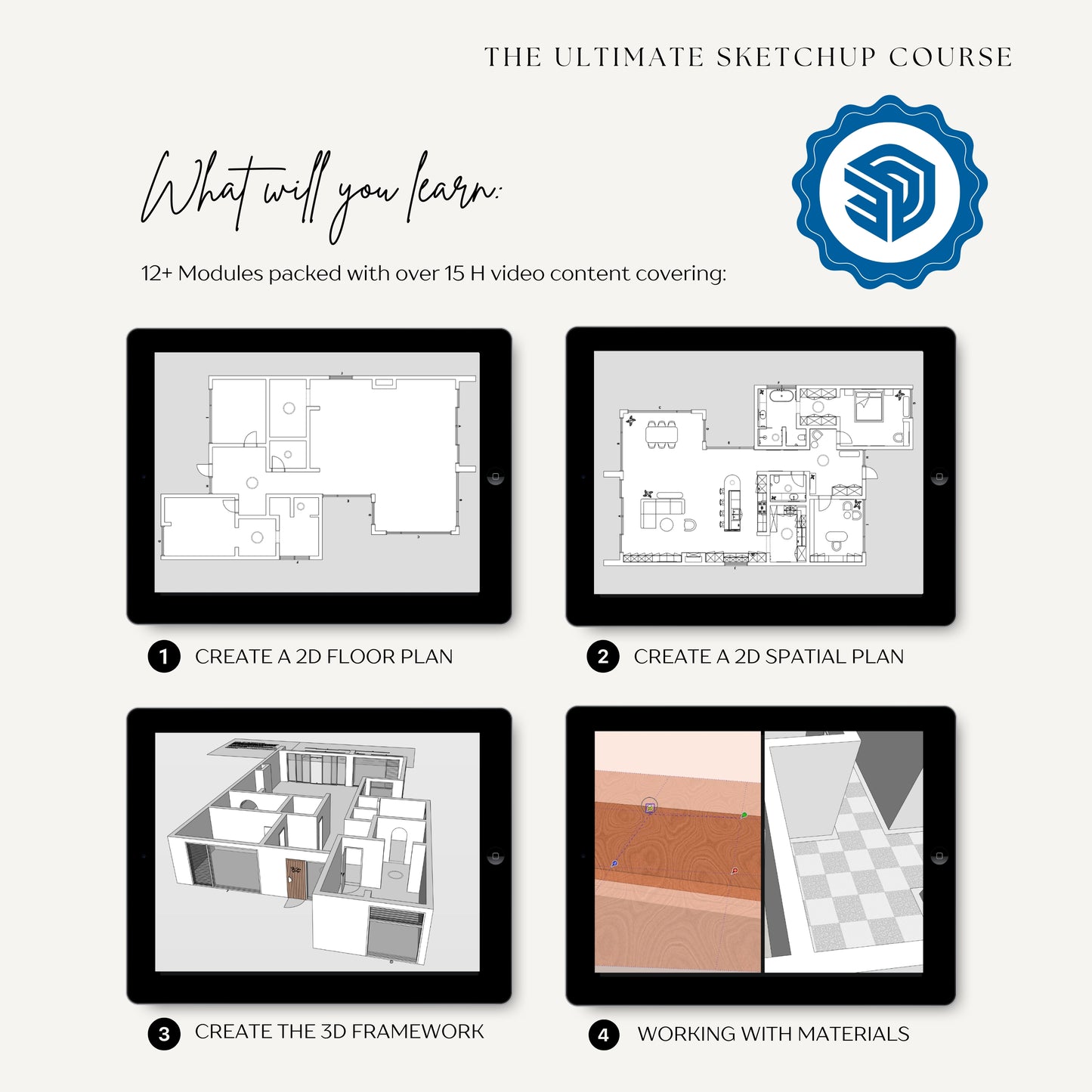 SketchUp & LayOut Course for Interior Designers